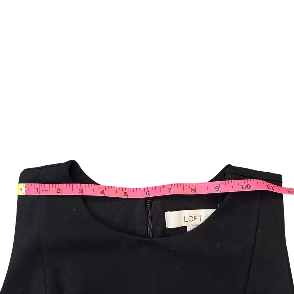 Ann Taylor LOFT Black Short A line Dress in Women’s 6 petite - Picture 11 of 13